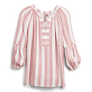 Brina & Em Split Neck Boho top